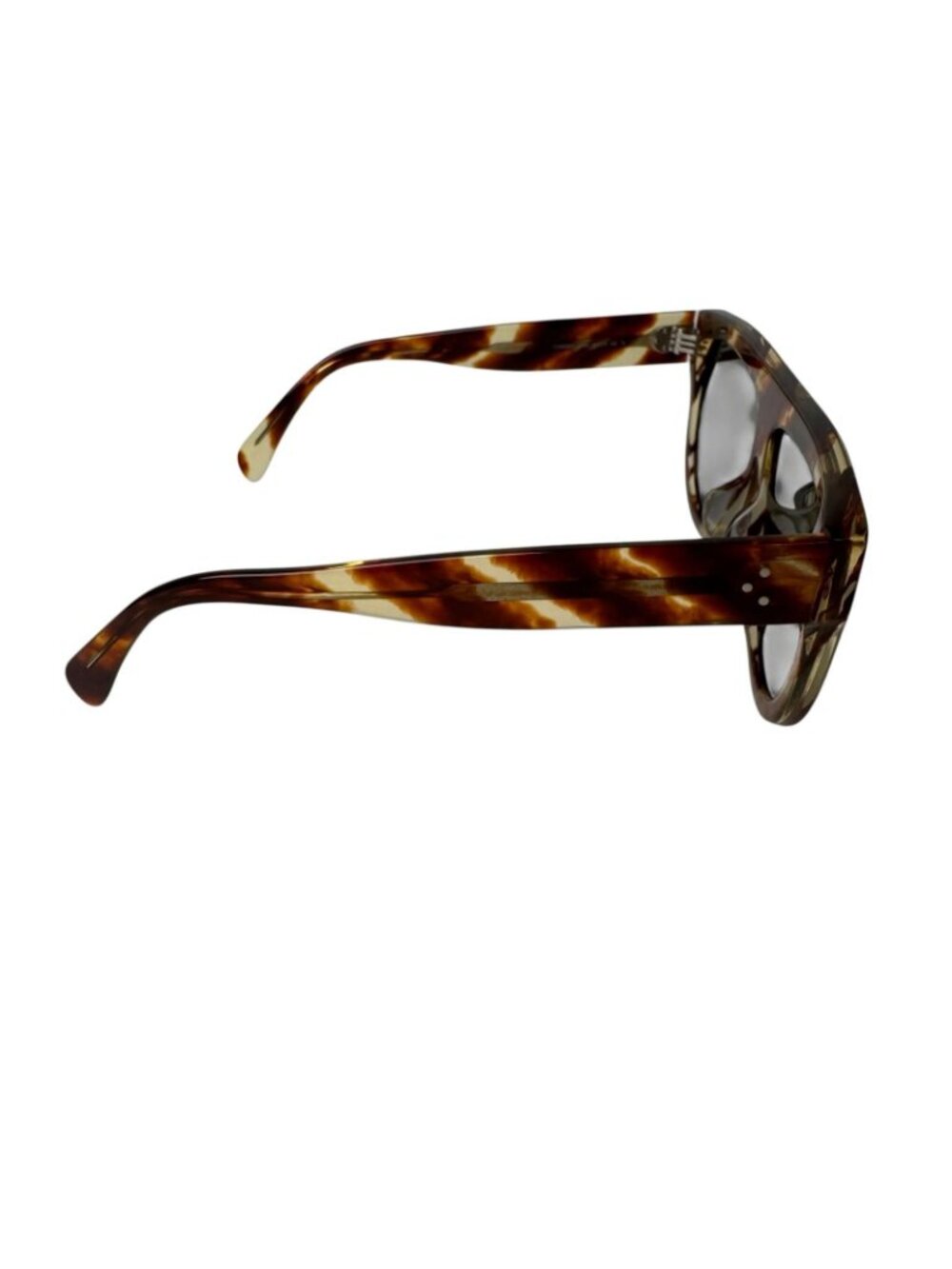 Celine Tortoiseshell Sunglasses 150 No Degree Eyewear - Picture 4 of 7